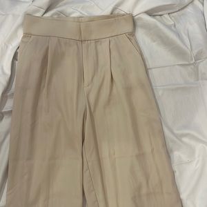 Zara Full Length Pants in Stone